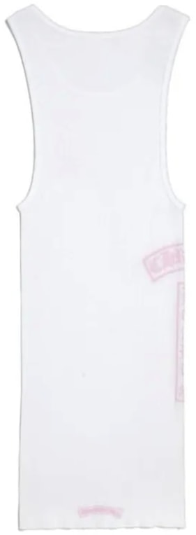 Chrome Hearts 'T Bar Rib' White/Pink Tank Top – Showroom LA