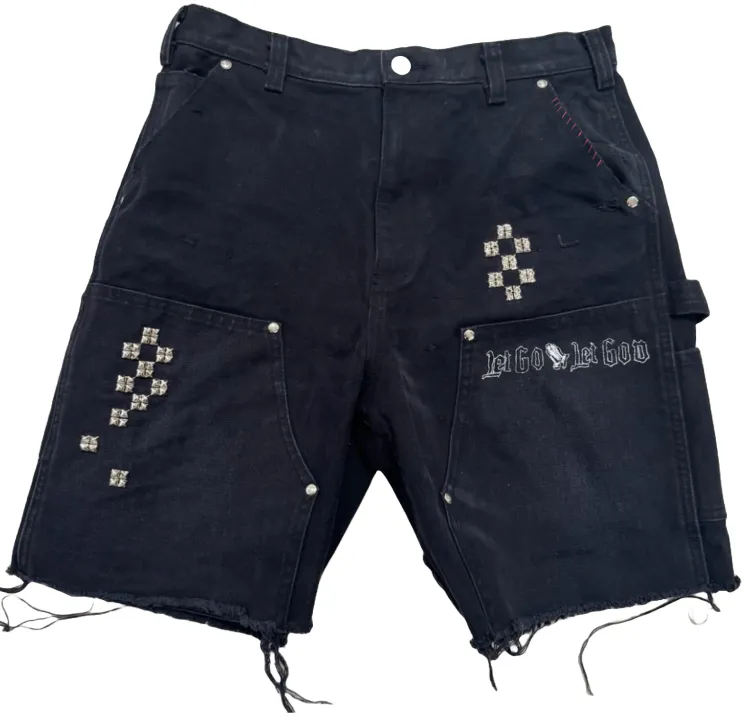 Paly 'One Day At A Time' Black Shorts