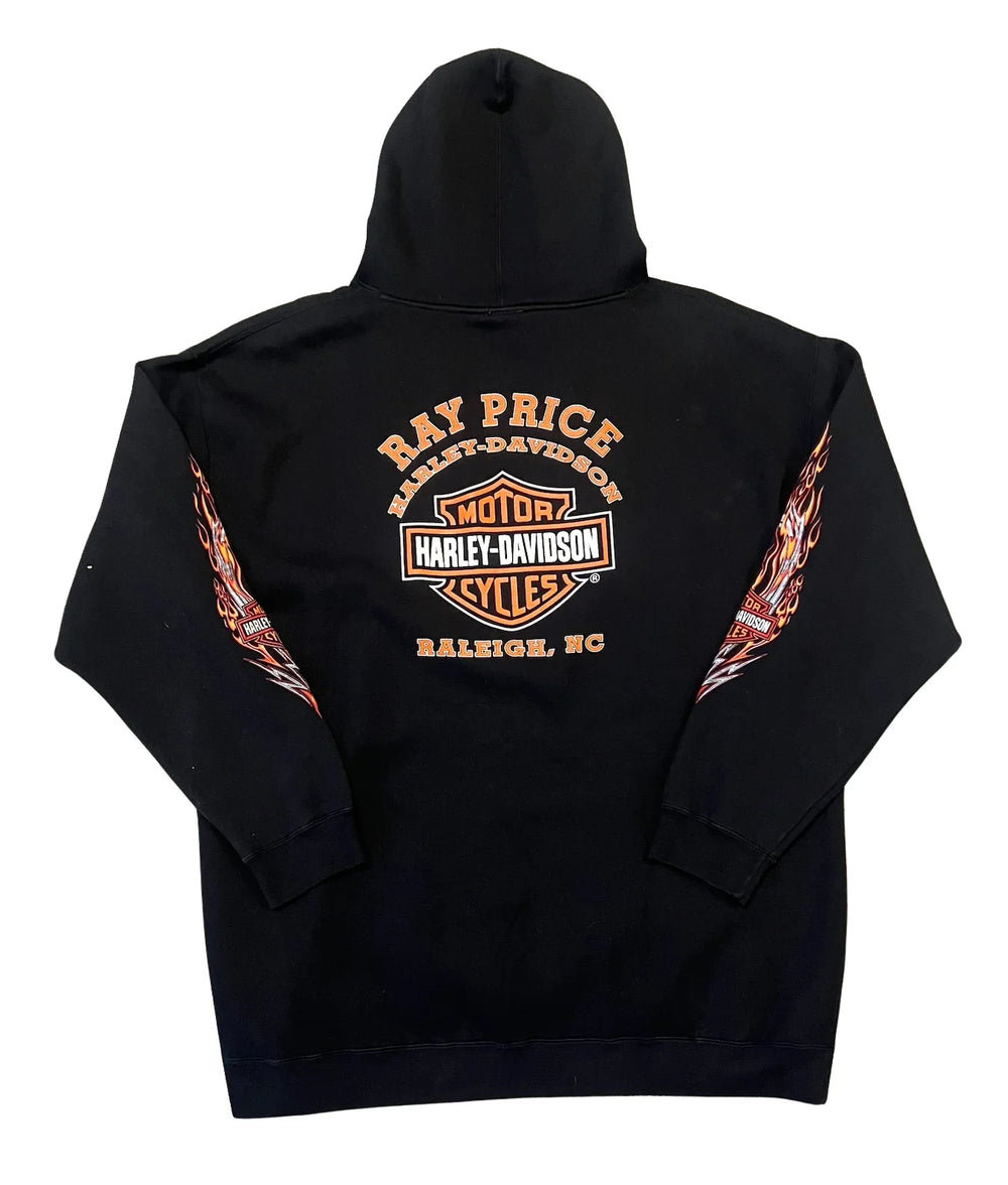 Harley Davidson 'Ray Price' Black Hoodie