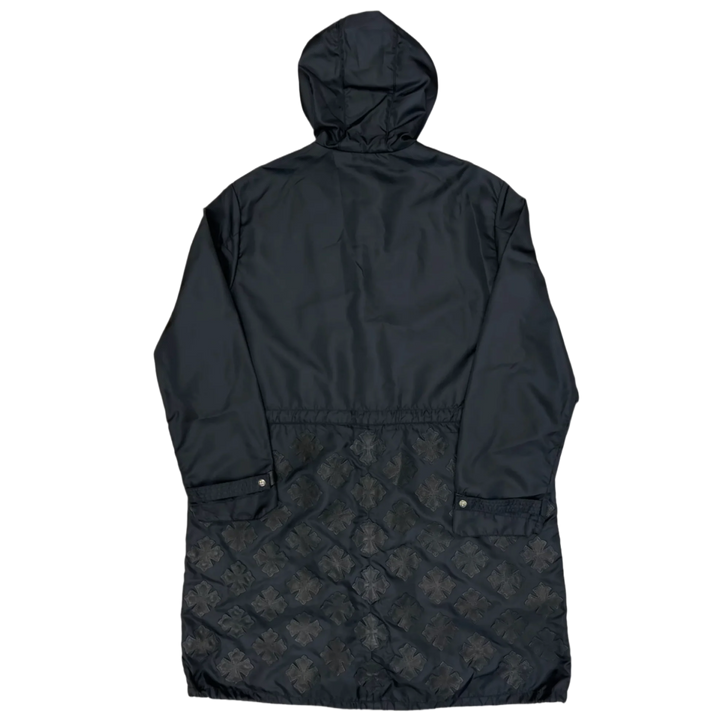 Chrome Hearts 'Leather Plus Cross Patch' Nylon Rain Jacket