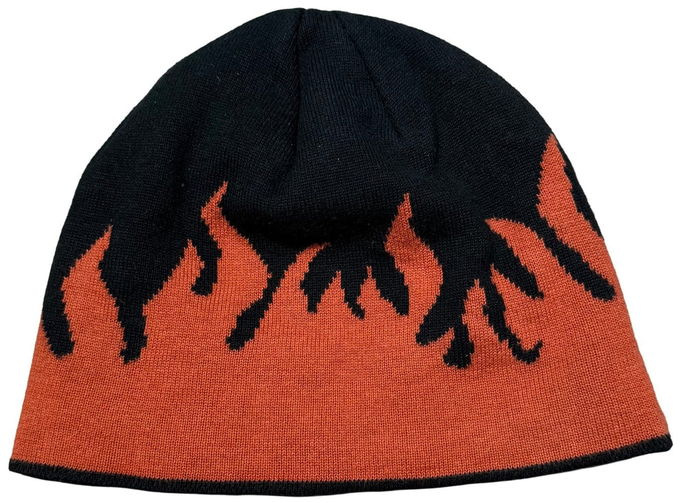 Harley Davidson 'Flaming' Black Beanie