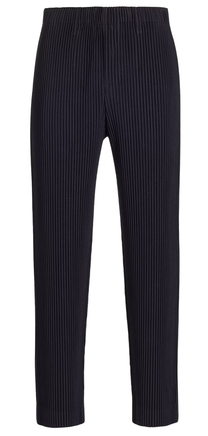 Homme Plissé Issey Miyake 'Navy' Pleated Straight Pants