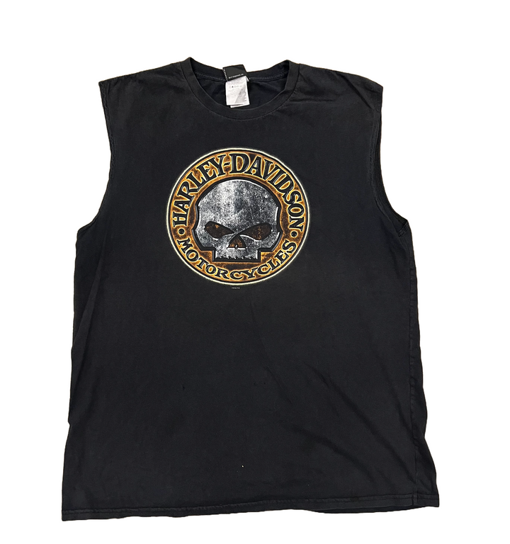 Harley Davidson 'Barnett' Vintage Cutoff