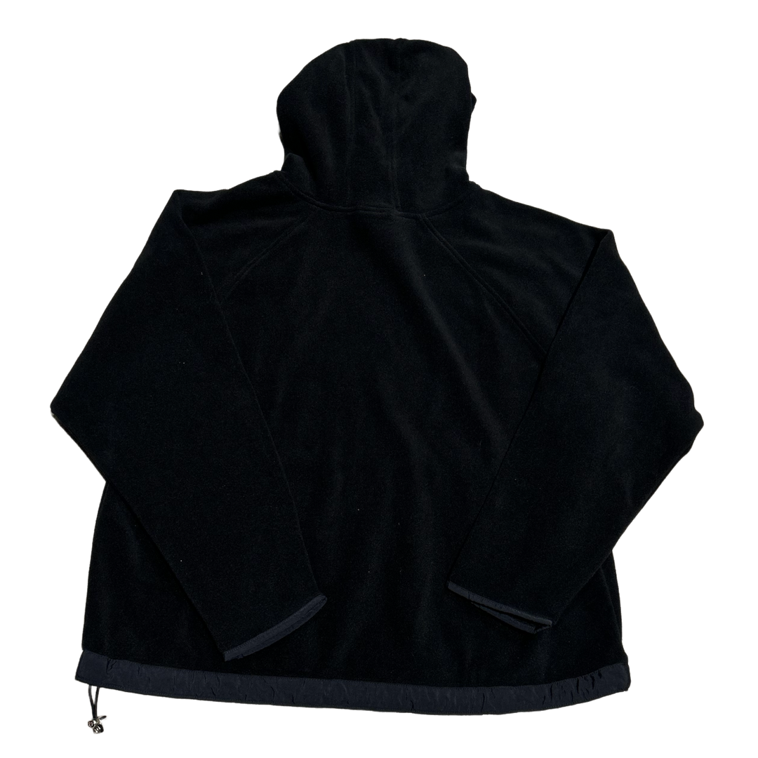 Chrome Hearts 'Leather Patch' Black Fleece Hoodie