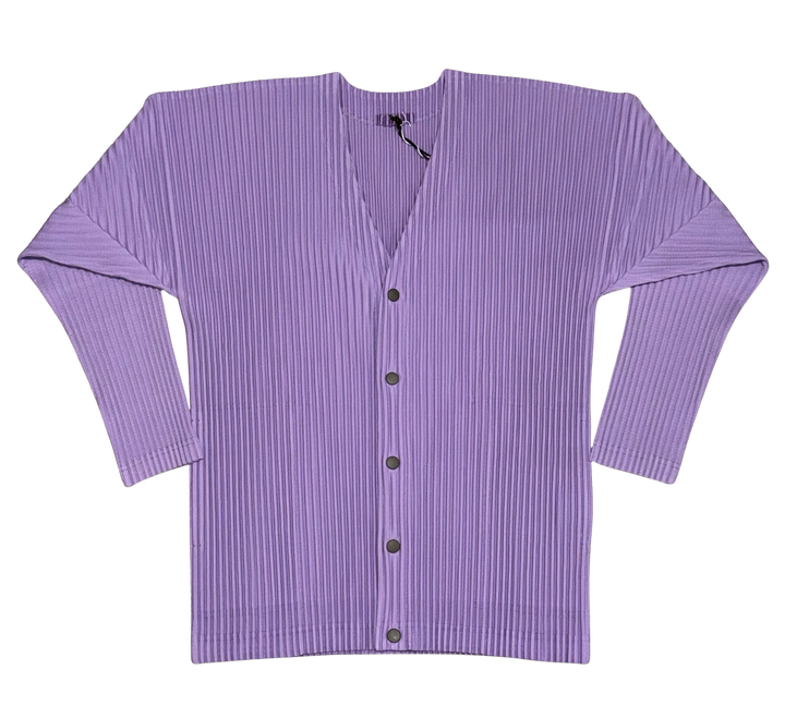 Homme Plissé Issey Miyake 'Purple' Cardigan