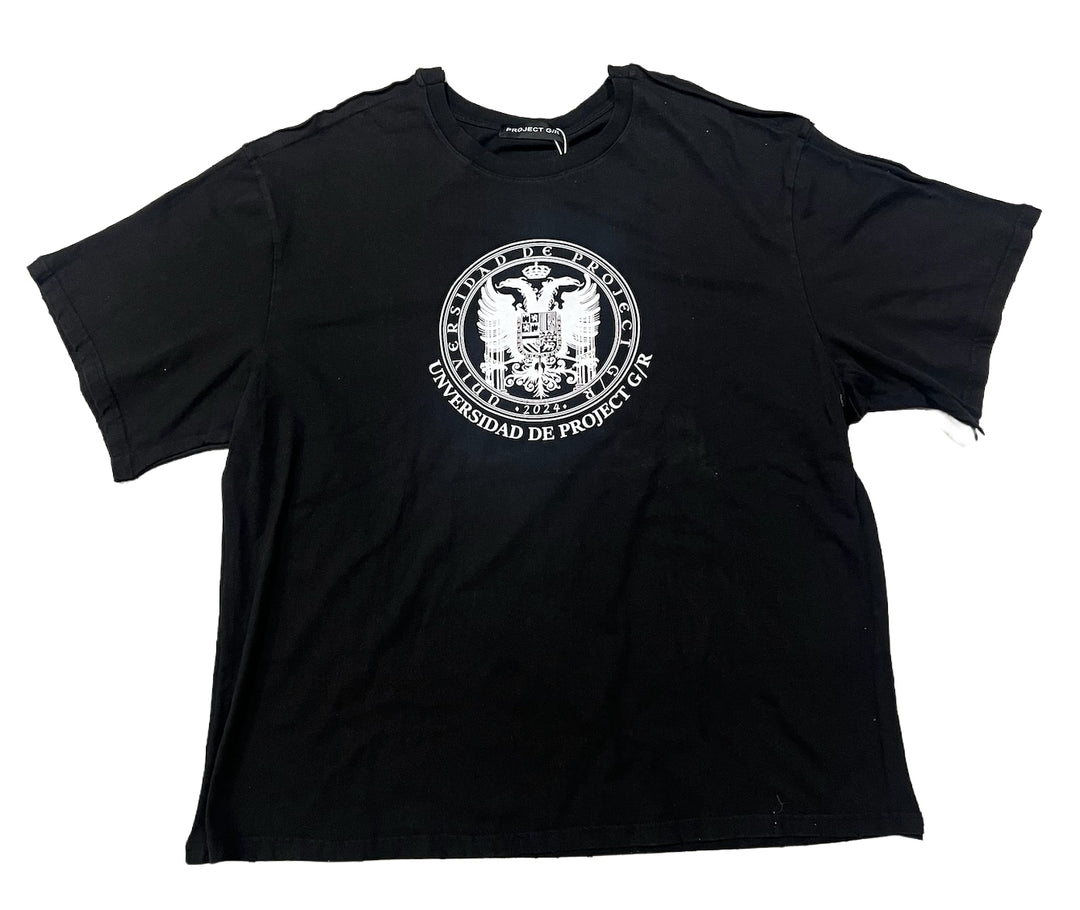 Project G/R 'University Outseam' Black Tee