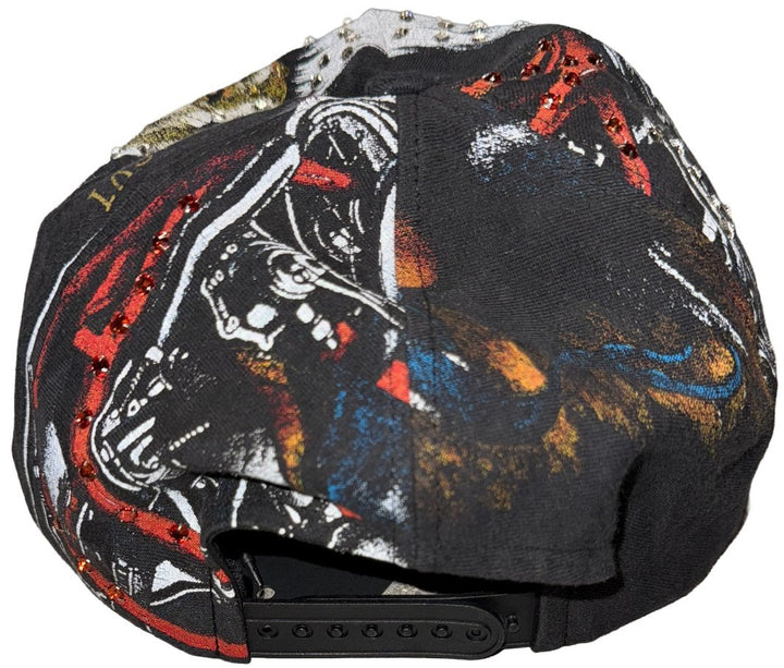 Bossi 'Eagle Head' Rhinestone Snapback Hat
