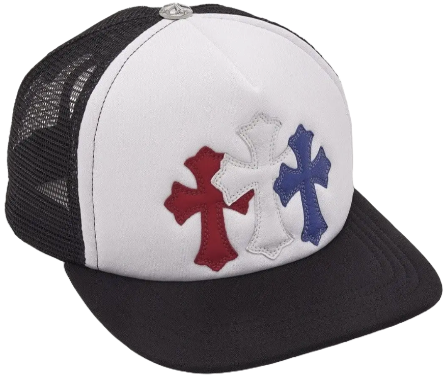 Chrome Hearts '3 Patch' Trucker Hat