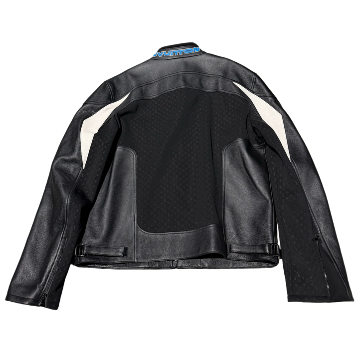 Louis Vuitton 'Leather Monogram' Biker Jacket
