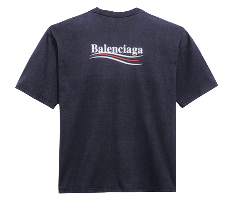 Balenciaga 'Navy' Campaign Tee