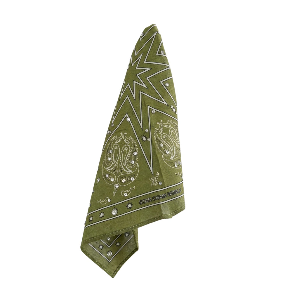 Starchain World 'Olive Green' Stardana Scarf