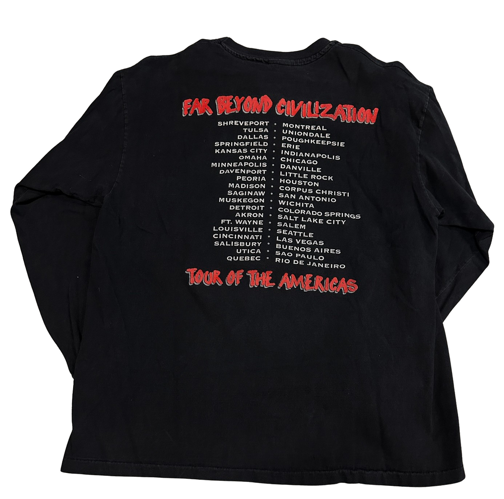 Pantera 'Far Beyond Civilization Tour' Vintage Black Longsleeve