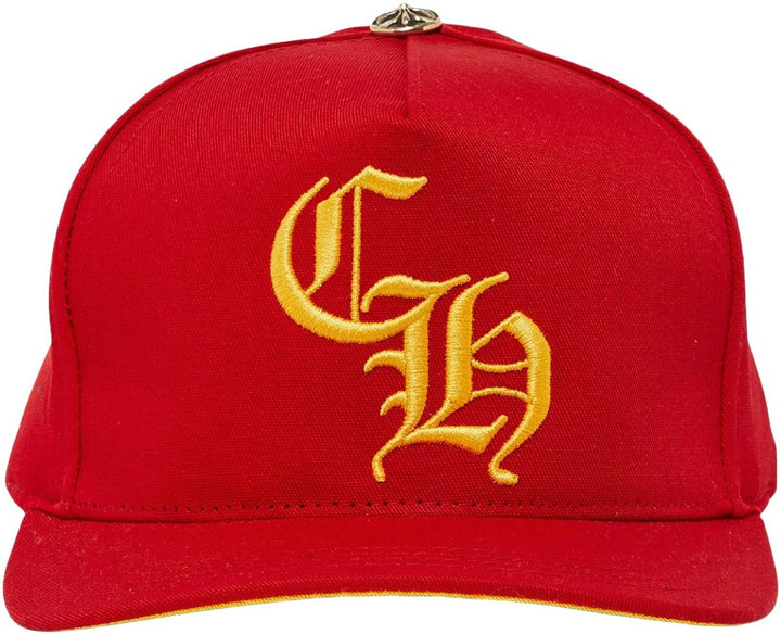 Chrome Hearts 'Red Yellow' CH Baseball Hat