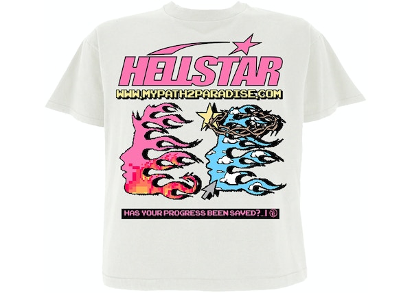 Hellstar 'Pixel' White Tee