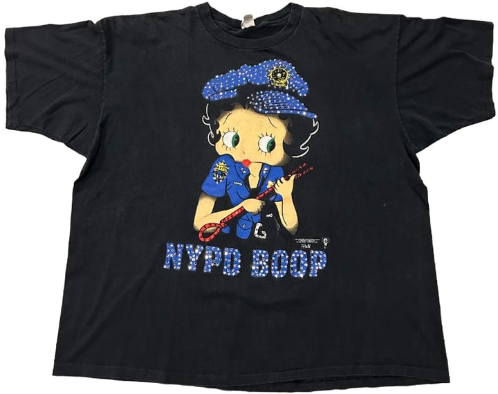 Betty Boop 'NYPD Boop' Rhinestone Vintage Tee