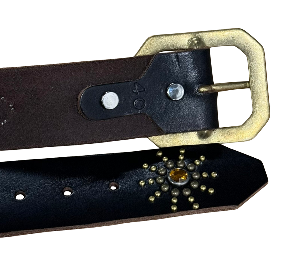 Studded 'Tiger' Harley Davidson Belt