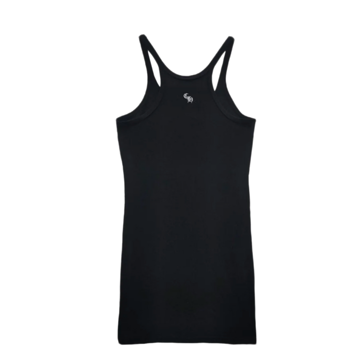 Chrome Hearts 'Bad Seed CH Plus Cross Embroidered' Black Rib Tank Top