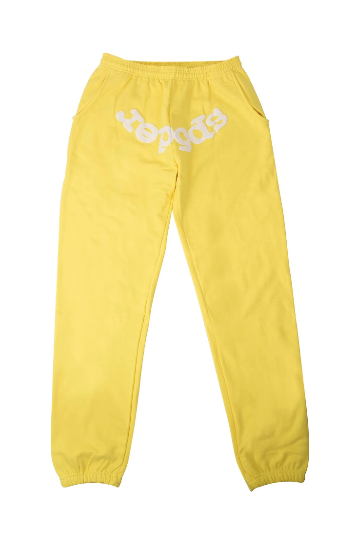 Sp5der Sweatpants Yellow