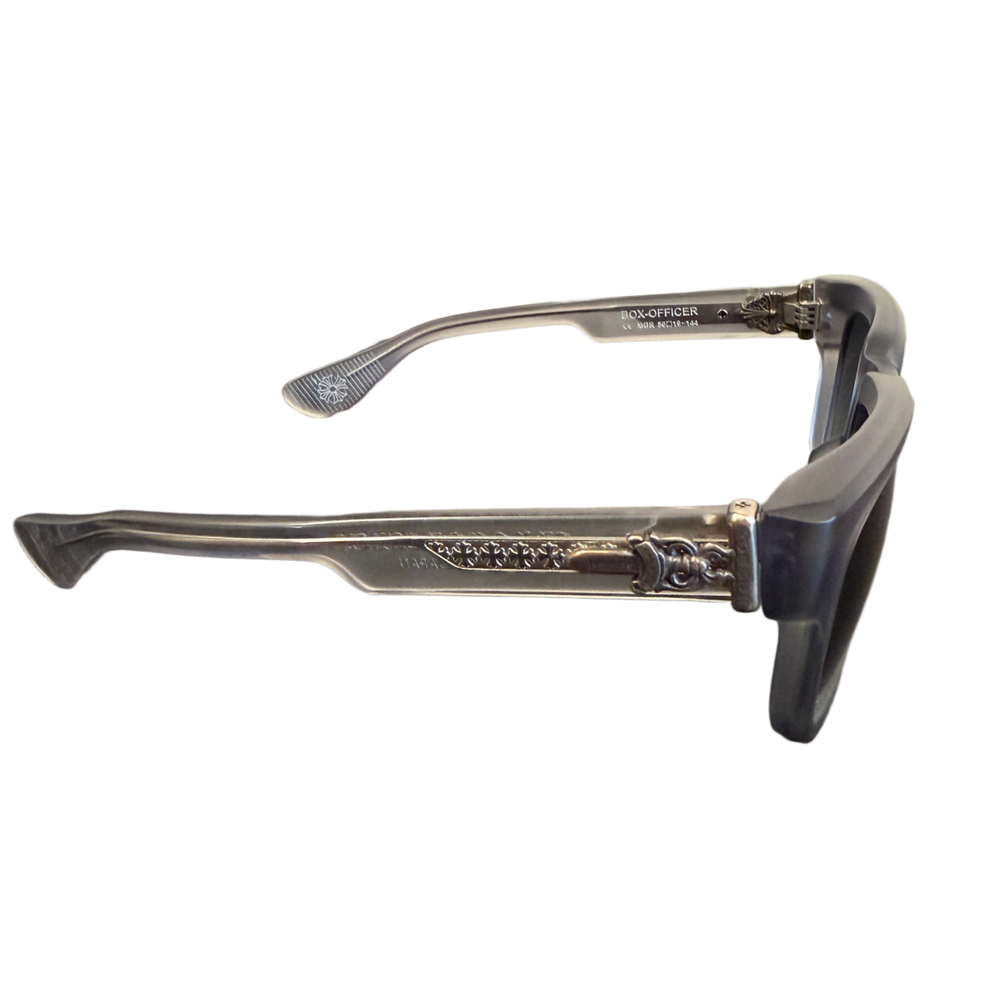 Chrome Hearts 'Matte Grey' Box Officer Sunglasses