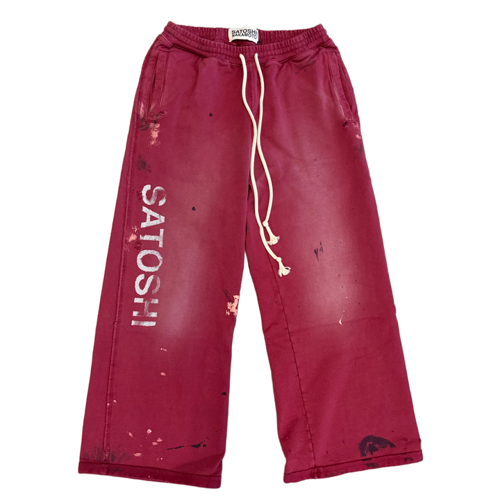 Satoshi Nakamoto 'Maroon' Luke Fleece Sweatpants