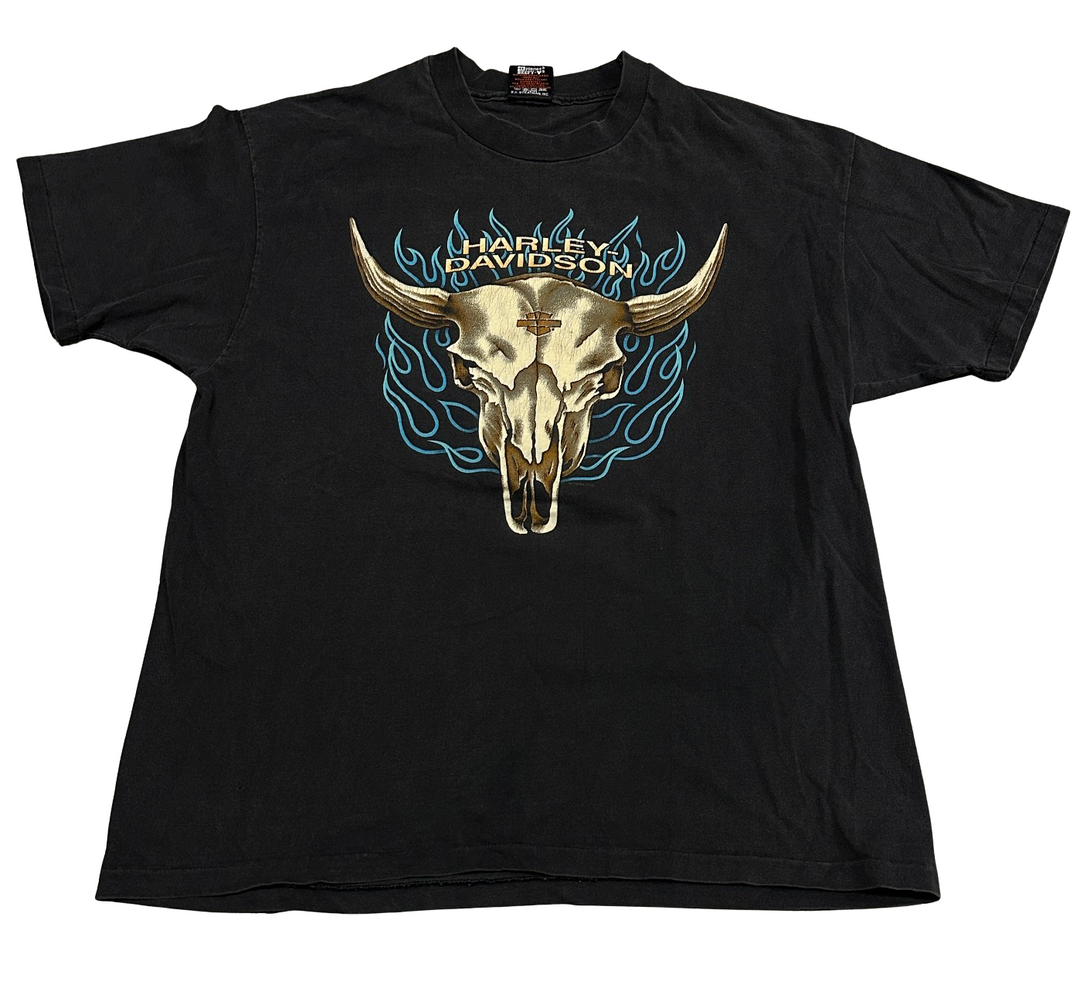 Harley Davidson 'Texas Longhorn' 1996 Vintage Tee