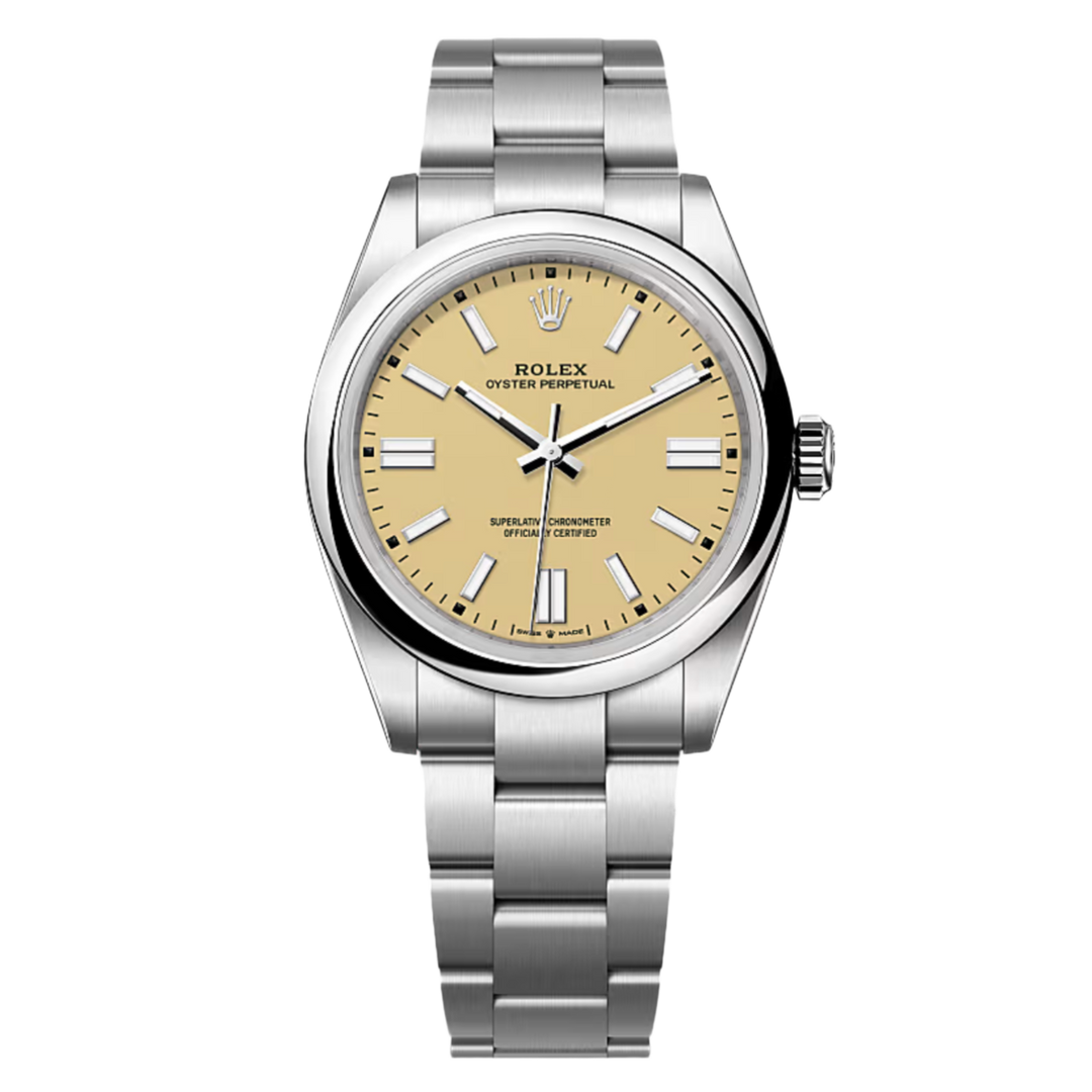 Rolex Oyster Perpetual 'Beige' White Stick 41 Oystersteel Watch 2025 134300