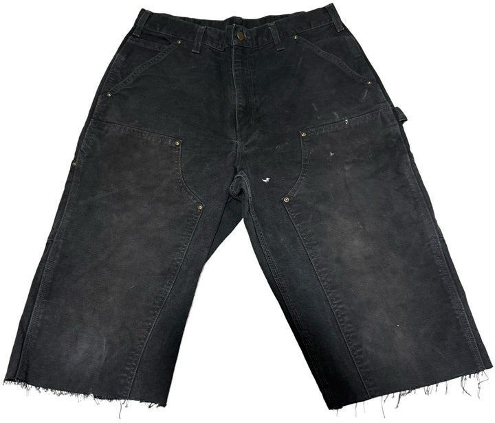 Carhartt 'Black' Double Knee Carpenter Cutoff Shorts