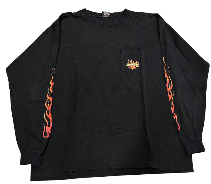 Harley Davidson 'Madison, Wisconsin' Flame Longsleeve