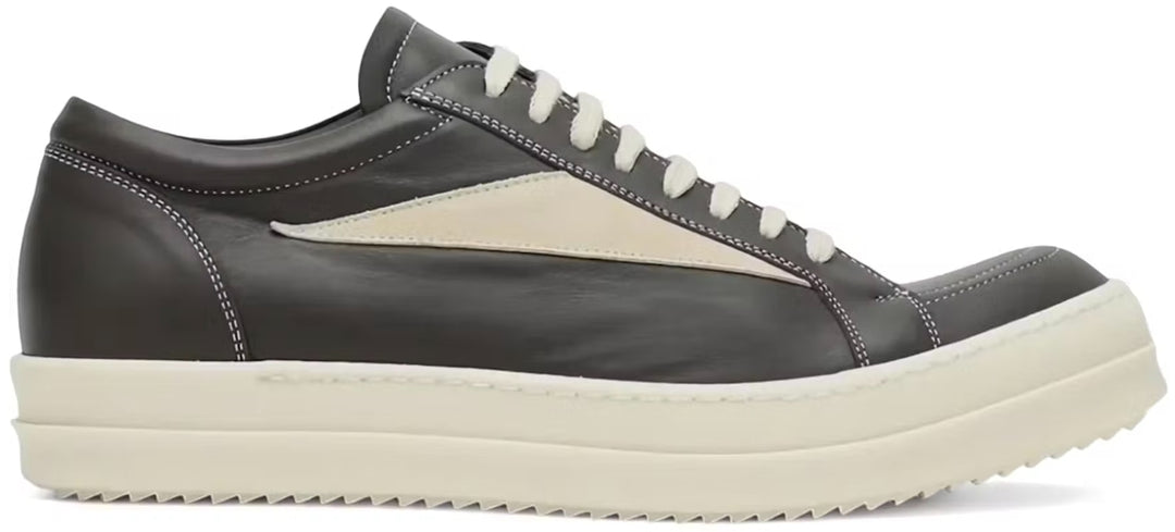 Rick Owens 'Dark Dust' Leather Vintage Sneaks