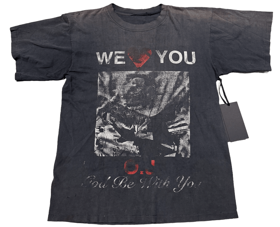 Earthling VIP 'We Love You OJ' Vintage Black Tee