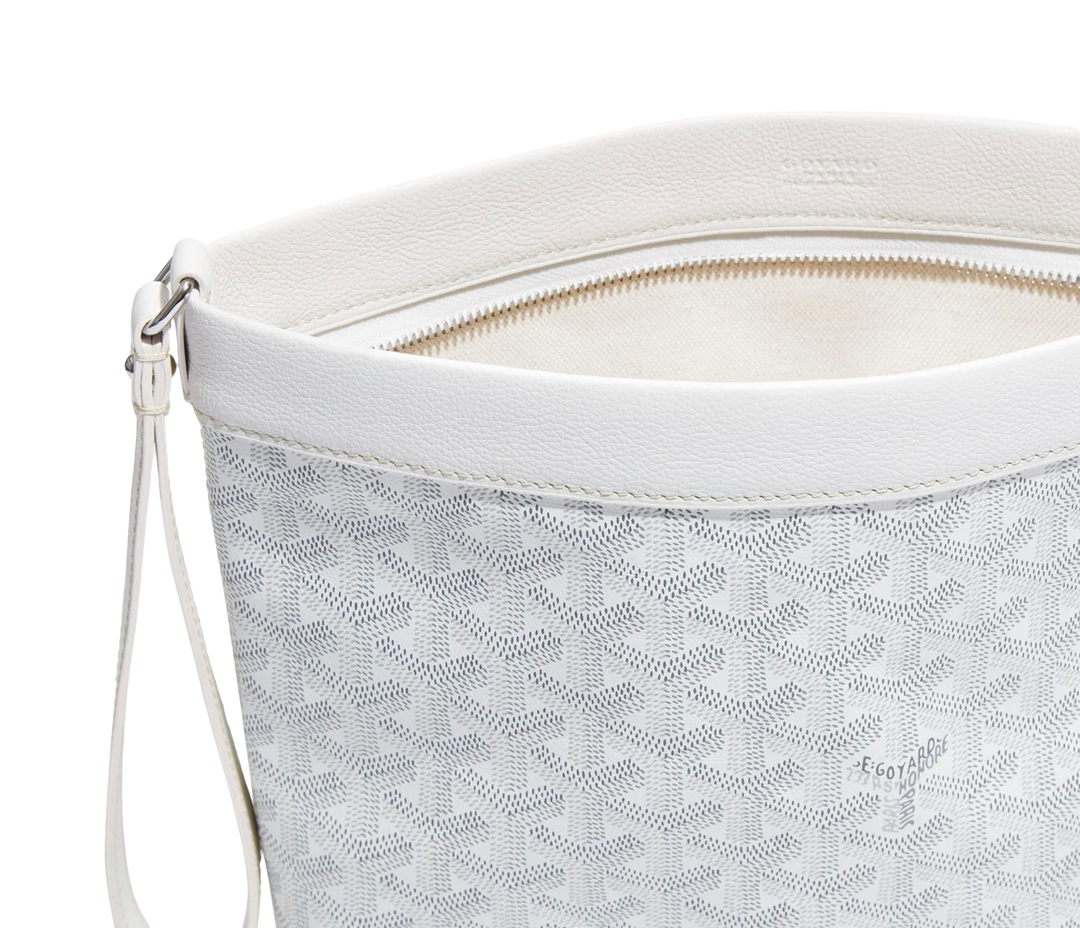 Goyard Conti Pouch White