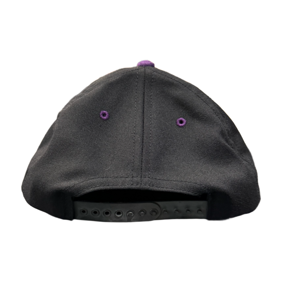 HBO Sports 'Black/Purple' Vintage Snapback Hat