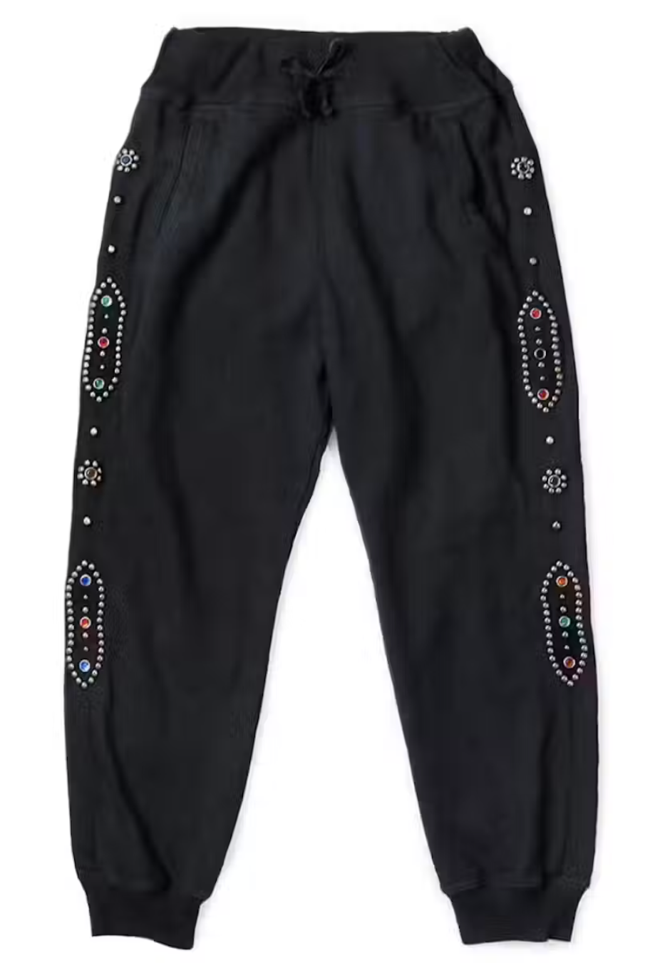 Kapital 'Studded' Black Sweatpants