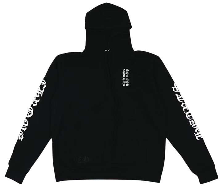 Chrome Hearts 'Vertical Logo' Black Hoodie