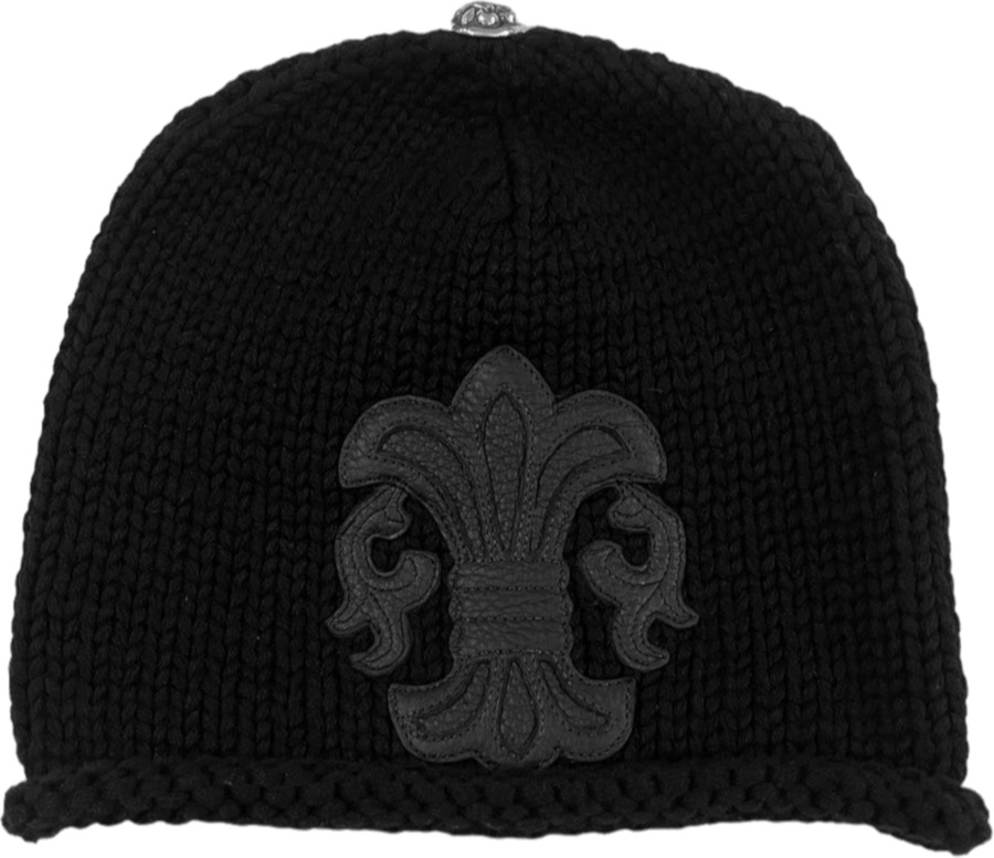 Chrome Hearts 'Fleur De Lis' Patch Knit Beanie