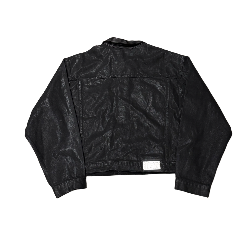Earthling VIP 'Black' Waxed Denim Trucker Jacket