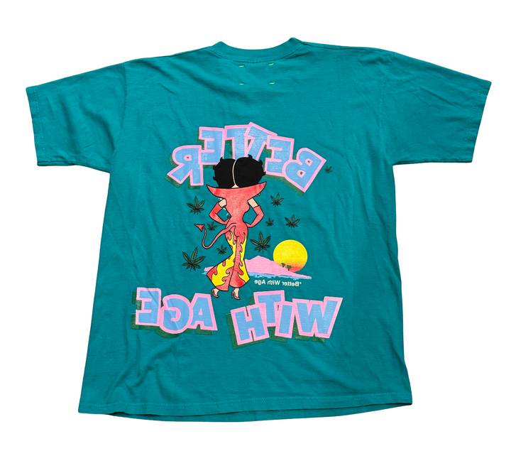 *Better With Age 'Better Boop' Vintage Teal Tee