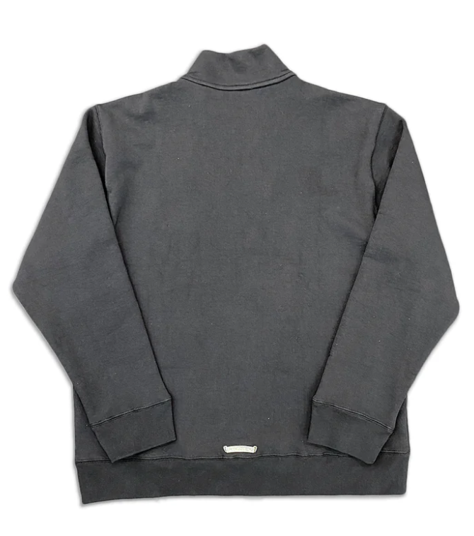 Chrome Hearts '3 Patch' Black Quarter Zip