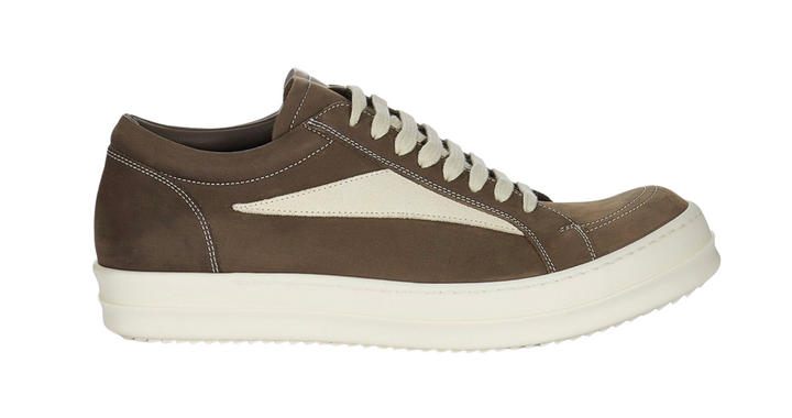 Rick Owens 'Fawn' Nubuck Suede Vintage Sneaks