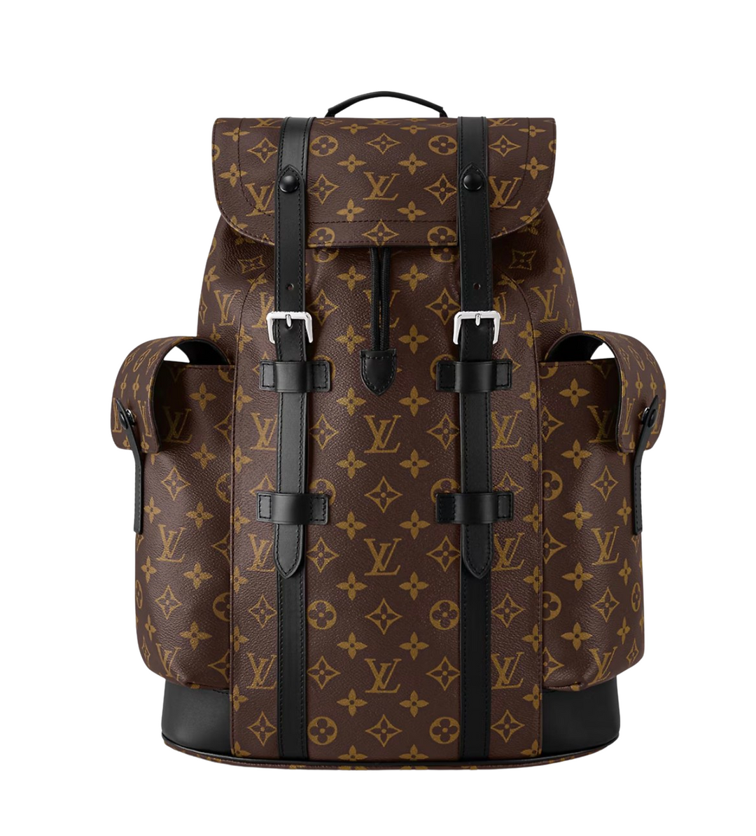 Louis Vuitton 'Christopher MM' Brown Monogram Backpack