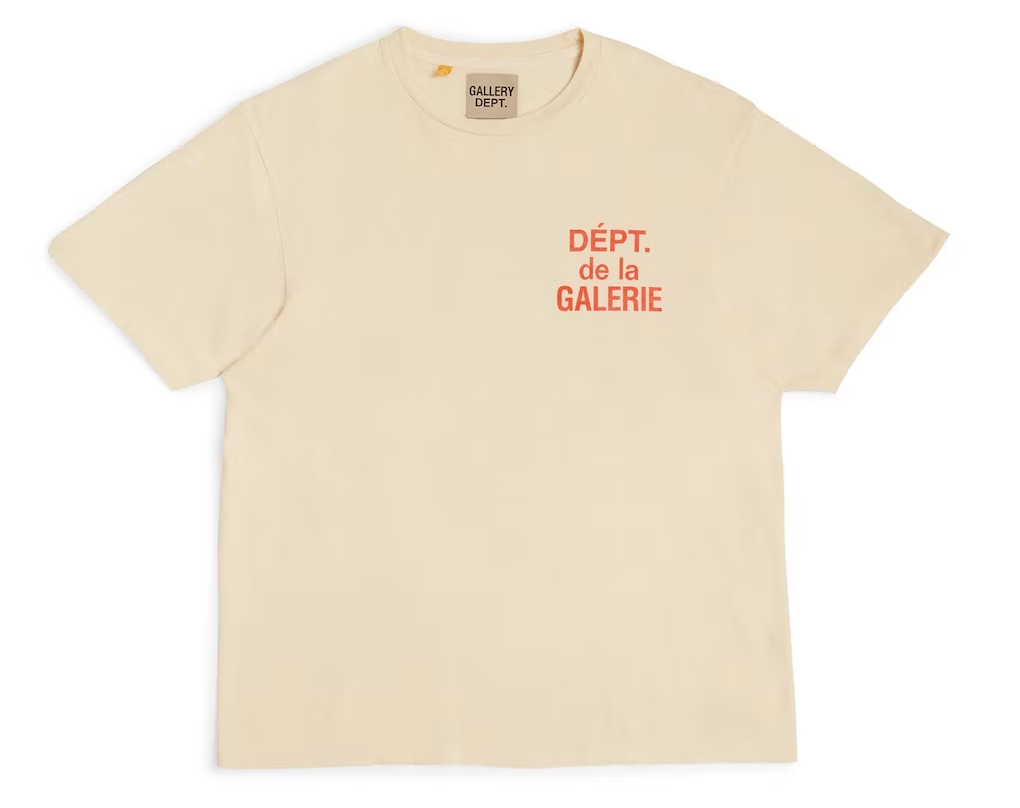 Gallery Dept 'French Logo' Cream Souvenir Tee