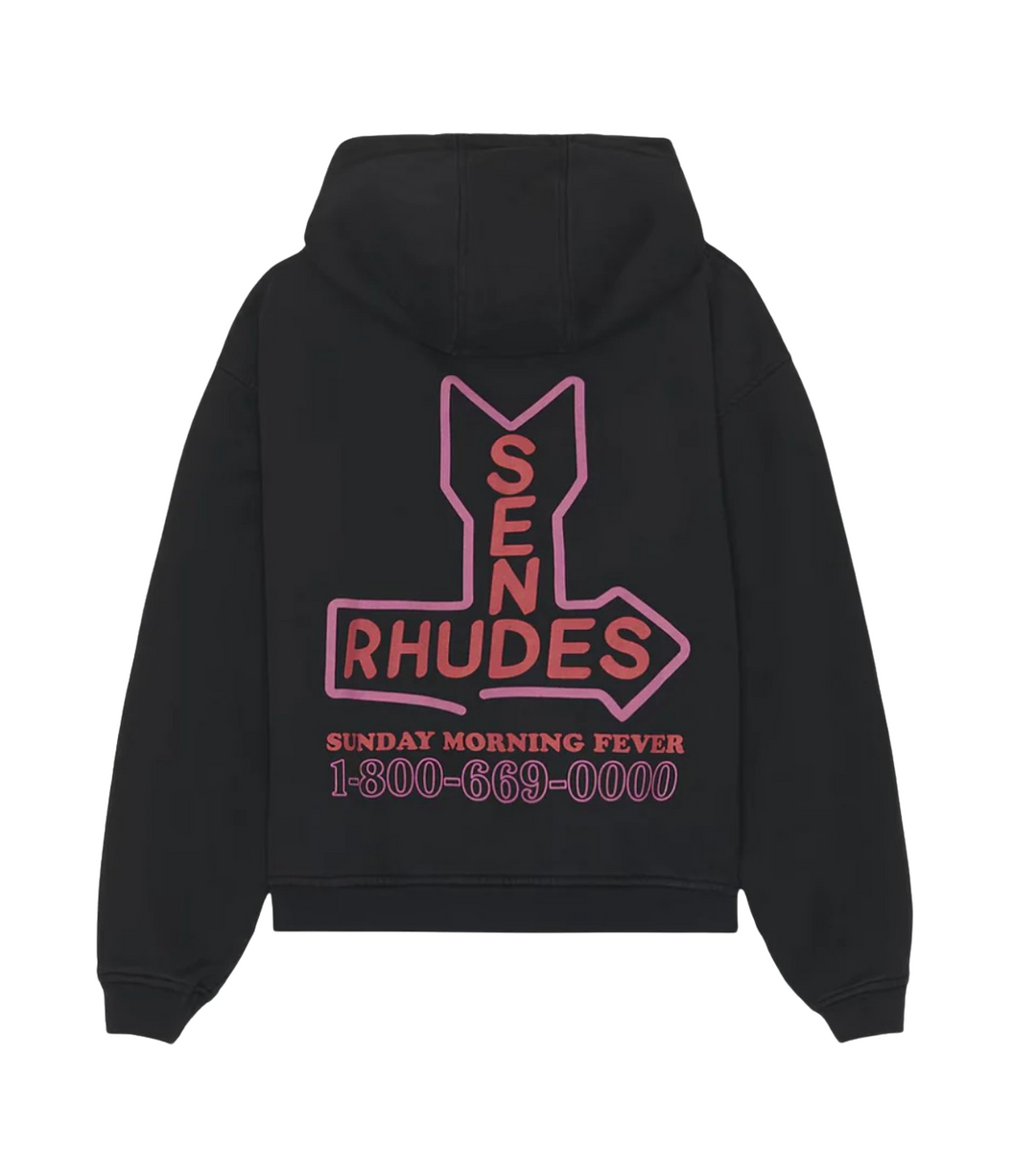 Rhude 'Send Rhudes' Vintage Black Hoodie