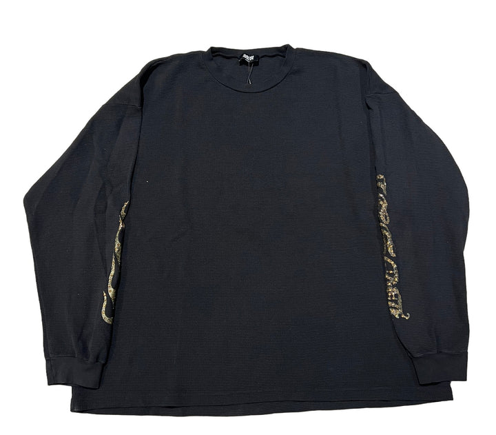 Bossi 'Gold Flames' Black Thermal Longsleeve
