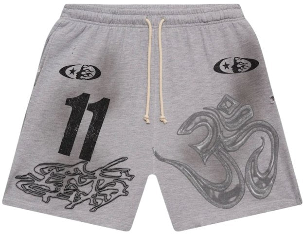 Hellstar Yoga Shorts Grey