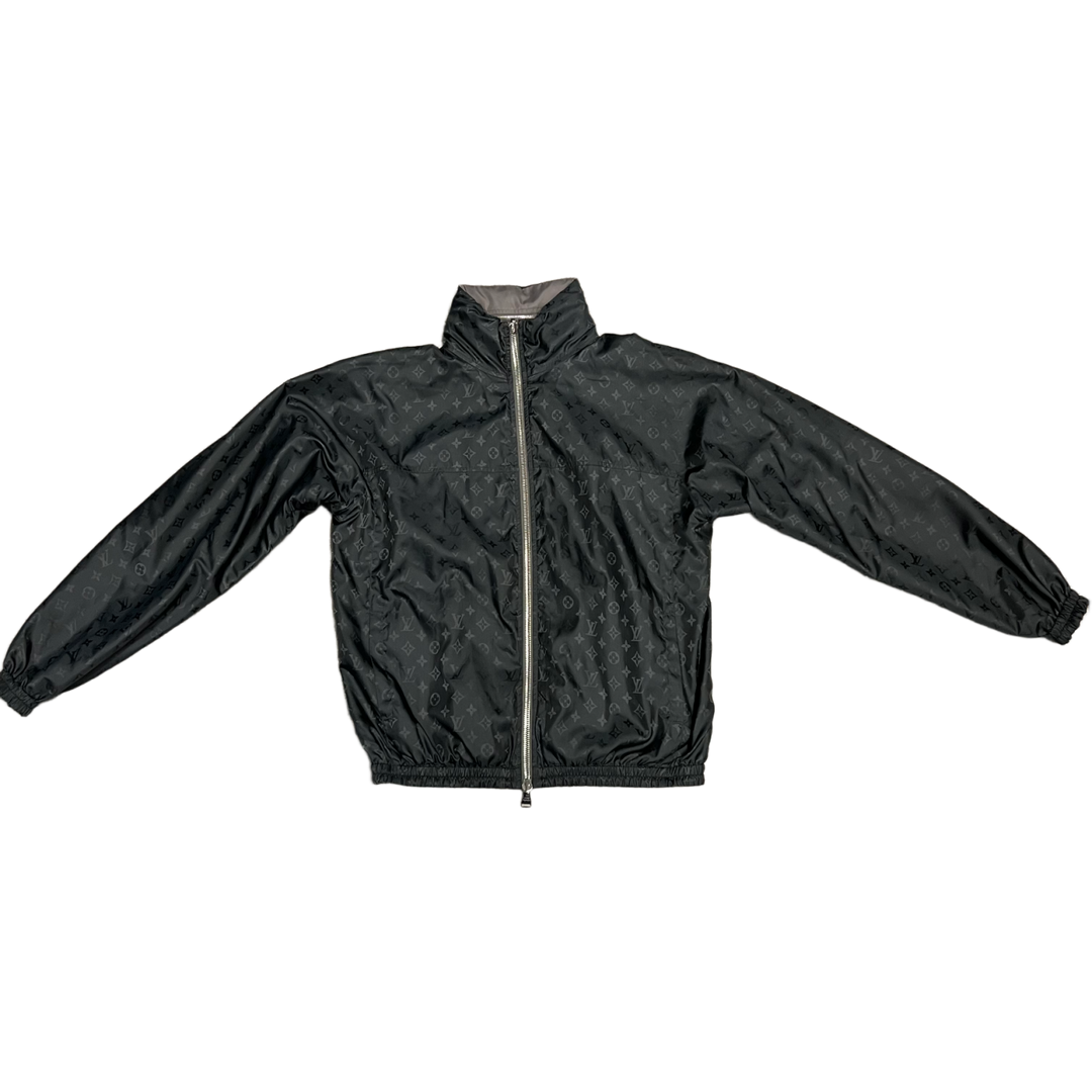Louis Vuitton 'Black' Monogram Reversible Windbreaker Jacket Nylon