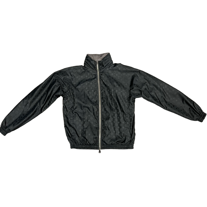Louis Vuitton 'Black' Monogram Reversible Windbreaker Jacket Nylon