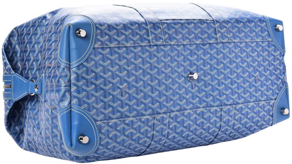 Goyard 'Sky Blue' Bowling 55 Duffle Bag