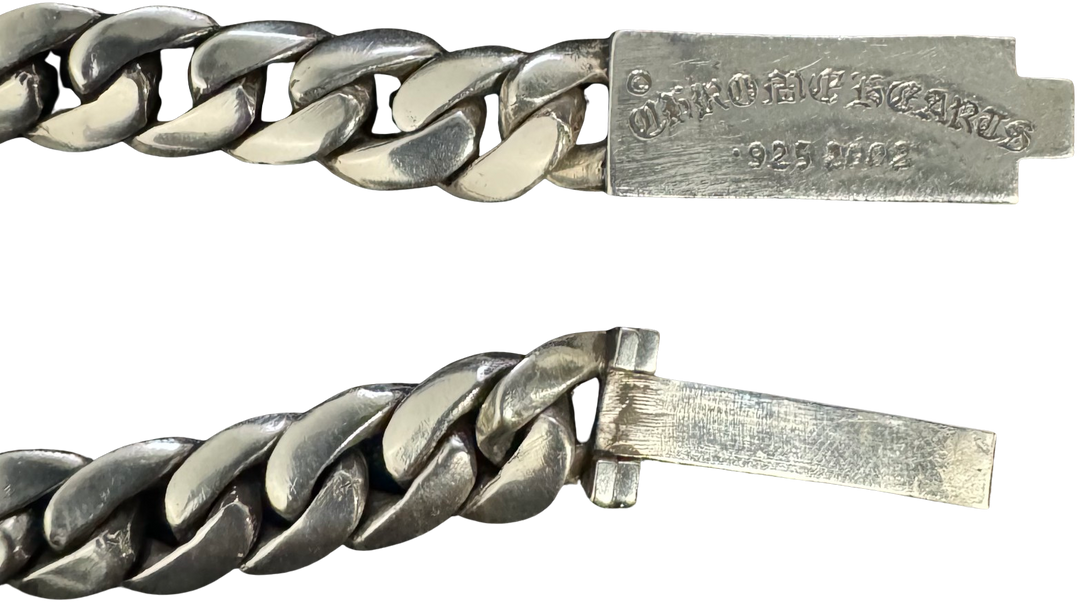 Chrome Hearts 'Dagger' 7in Silver Small ID Bracelet