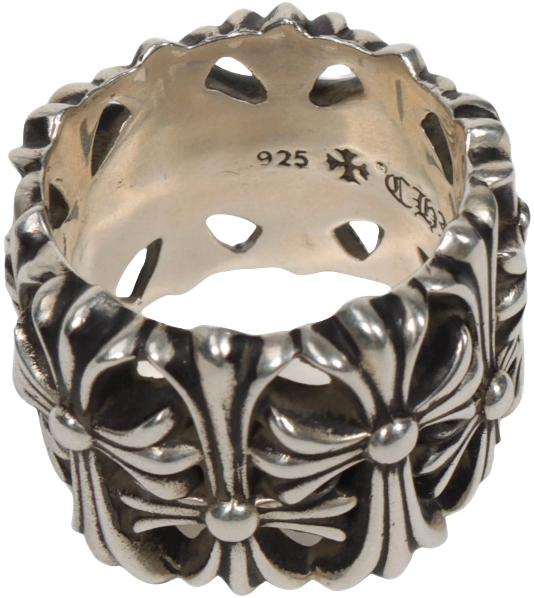 Chrome Hearts 'Cemetery' Silver Ring