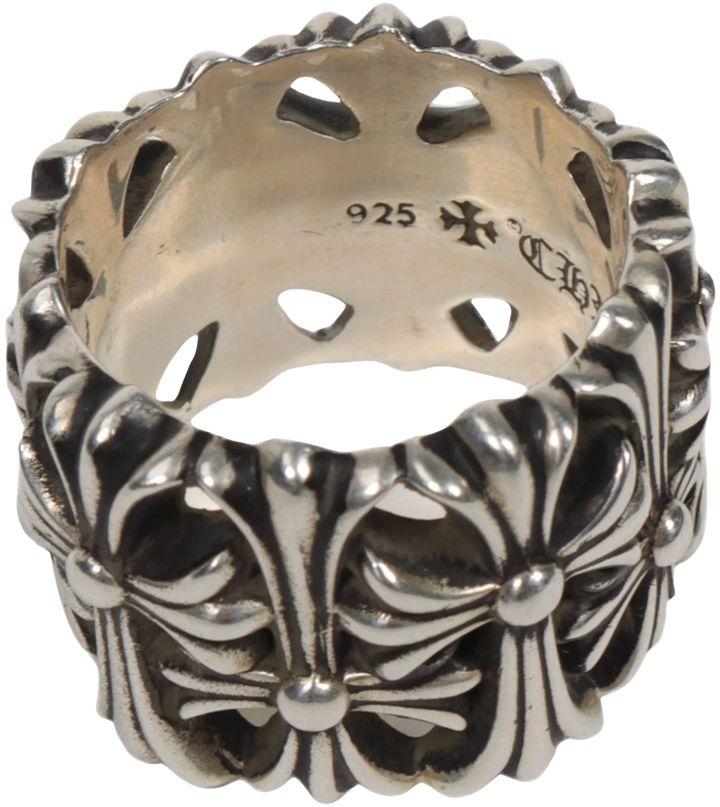 Chrome Hearts 'Cemetery' Silver Ring